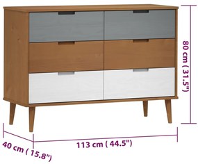 ΣΥΡΤΑΡΙΕΡΑ MOLDE ΚΑΦΕ 113 X 40 X 80 ΕΚ. ΑΠΟ ΜΑΣΙΦ ΞΥΛΟ ΠΕΥΚΟΥ 350507