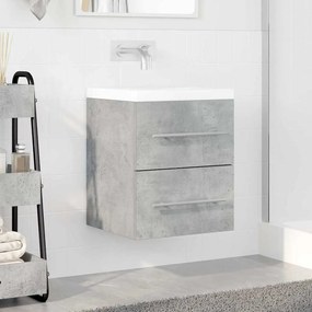 vidaXL Ντουλάπι νιπτήρα Σκυρόδεμα Γκρι 38,5 x 41 x 48 εκ