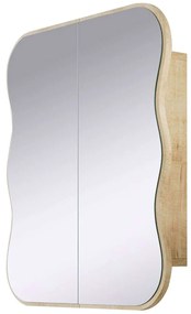 Καθρέπτης Μπάνιου Με Ντουλάπι Day Dream 552NOS1216 60x12x70cm Oak Μοριοσανίδα