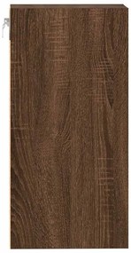 κρεμαστό ντουλάπι καφέ δρυς 30x29,5x60 cm Ξύλινη κατασκευή - Καφέ