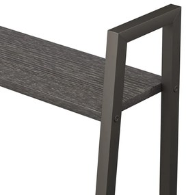 vidaXL Ραφιέρα Όρθια 4 Επιπέδων Μαύρη 56 x 35 x 140 εκ.
