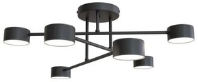 Πλαφονιέρα Φωτιστικό Οροφής 6xGX53 Halo Emibig -1355/6-Μαύρο 1355/6