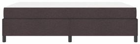 vidaXL Κρεβάτι με ελατήρια Καφέ 140 x 190 cm