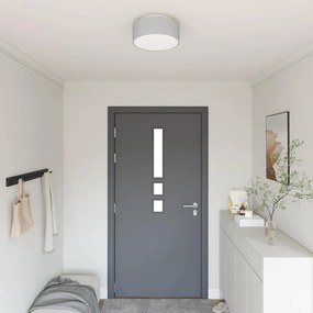 Λάμπα Οροφής με προβολείς Γκρι 30 x 30 x 13,5 εκ ύφασμα