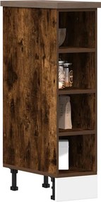 VidaXL Ντουλάπι "Riga" Καπνιστή Δρυς 20x44,5x81,5 εκ. από Τεχνητό Ξύλο
