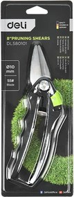 DELI κλαδευτήρι DL580101 με αντιολισθητική λαβή, Φ10mm, 200mm