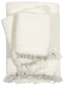 Πετσέτες Daily 0667 (Σετ 3τμχ) White Das Home Σετ Πετσέτες 70x140cm 100% Cotton