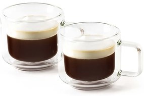 Luigi Ferrero Coffeina FR-8032 Κούπα Γυάλινη Διάφανη 200ml 2τμχ