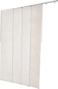 VEVOR Panel Track Blinds Extendable Track 116 to 218 cm W Trimmable Light Gray