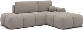 Γωνιακός Καναπές Vitalo-Μπεζ-Δεξιά