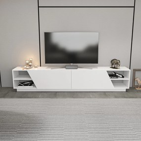 Έπιπλο Τηλεόρασης Λευκό ODAVE 240x37.1x47.4