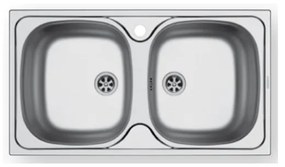 Maidsinks by Pyramis Bradford Σατινέ Ανοξείδωτος Νεροχύτης 80 cm