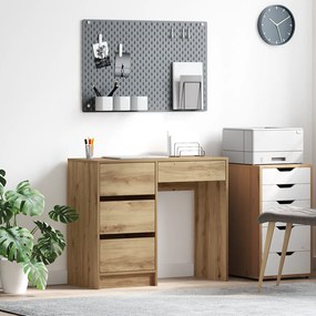 vidaXL Γραφείο artisan δρυς 90 x 37.5 x 75 εκ Επεξεργασμένο ξύλο