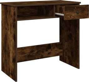 vidaXL Γραφείο Καπνιστή Δρυς 80 x 40 x 75 εκ. από Επεξεργασμένο Ξύλο