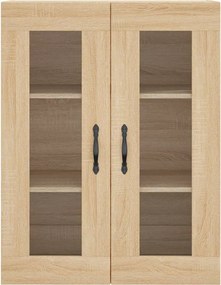 vidaXL Ντουλάπι Sonoma δρυς 69,5 x 34 x 180 εκ. από Επεξεργασμένο Ξύλο