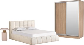 ΣΕΤ ΚΡΕΒΑΤΟΚΑΜΑΡΑΣ 3ΤΜΧ EDDY HM10883.03 ΥΦΑΣΜΑ ΜΠΟΥΚΛΕ ΜΠΕΖ-ΜΕΛΑΜΙΝΗ SONAMA