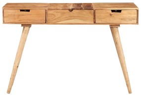 vidaXL Τουαλέτα 112 x 45 x 76 εκ. από Μασίφ Ξύλο Ακακίας με Καθρέπτη