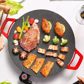 (Με 2 Χρόνια Εγγύηση) Ηλεκτρικό Hot Pot &amp; Grill 1800w RAF