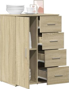 vidaXL Ντουλάπι Sonoma Δρυς 59x39x80 εκ. Επεξεργασμένο Ξύλο