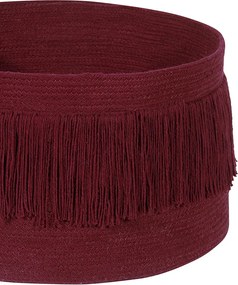 Καλάθι Αποθήκευσης (Φ45x30) Lorena Canals Fringes Savannah Red