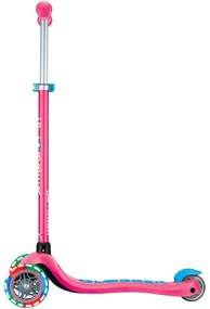 Globber Scooter Primo Plus Lights Fuchsia