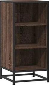 vidaXL Ραφιέρα Καφέ Δρυς 35,5x35x76 εκ. Επεξ. Ξύλο + Μέταλλο