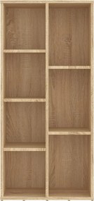 vidaXL Βιβλιοθήκη Χρώμα Sonoma Δρυς 50x25x106 εκ. από Επεξ. Ξύλο