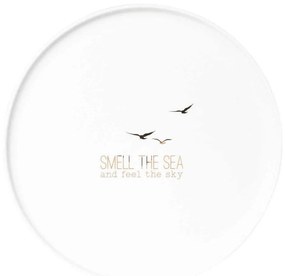 Πιάτο Smell The Sea 0014988 Φ22cm White-Gold Raeder Porcelain