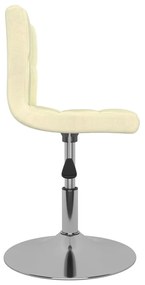 3087460  SWIVEL DINING CHAIRS 6 PCS CREAM FABRIC (334211×3) 3087460