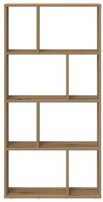 vidaXL Βιβλιοθήκη Αρτισιανή Δρυς 60x20x120 εκ. από Επεξεργασμένο Ξύλο