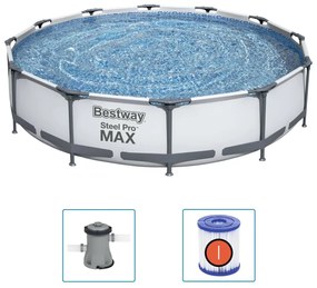 Bestway Σετ Πισίνας Steel Pro MAX 366 x 76 εκ.