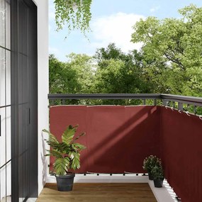 vidaXL Σήτα Μπαλκονιού Τερακότα 90x700 εκ. 100% Πολυεστέρας Oxford