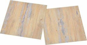 vidaXL Πλάκες Δαπέδου Καφέ και Γκρίζο 5,11 τ.μ. 55 τεμ. PVC