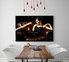 Πίνακας σε καμβά με γυναίκα KNV488 80cm x 120cm