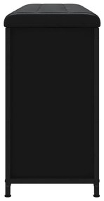 Παπουτσοθήκη με Ανακλινόμενο Συρτάρι Μαύρη 102 x 32 x 56 εκ. - Μαύρο