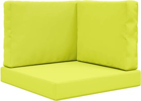 vidaXL Μαξιλάρι Καναπέ Εξωτερικού Χώρου 3 pcs Πράσινο Πολυεστέρας