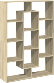 vidaXL Βιβλιοθήκη Χρώμα Sonoma Δρυς 102x29x143 εκ. Επεξεργασμένο Ξύλο
