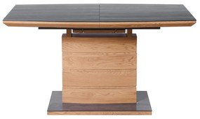 CONCORD extension table, color: top - dark grey, leg - golden oak DIOMMI V-CH-CONCORD-ST