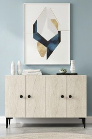 Console Pella 120 - White, Travertine White
Travertine