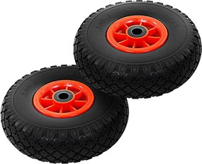 vidaXL Ρόδες για Καρότσια 2 τεμ. 3.00-4 (260x85) Συμπαγής Πολυουρεθάνη