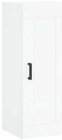 vidaXL Ντουλάπι Λευκό 34,5 x 34 x 180 εκ. από Επεξεργασμένο Ξύλο