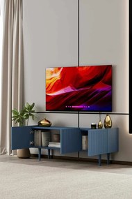 Έπιπλο Τηλεόρασης Μπλε CLOPRA 120x29x20