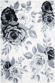 Χαλί Bellagio 13346 G01 White-Grey Βιοκαρπέτ 80X150cm