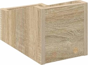 vidaXL Κουτί LP Sonoma Δρυς 18 x 32 x 18 εκ. Επεξεργασμένο Ξύλο