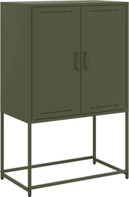 vidaXL Ντουλάπι Πράσινο Λαδί 68,5x38,5x107 εκ. από Ατσάλι