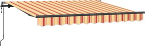 vidaXL Σκηνίτσα Αναδιπλούμενη Κίτρινο 350 x 200 cm ύφασμα
