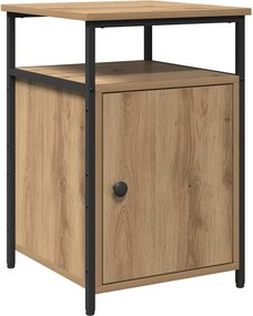 vidaXL Κομοδίνο artisan δρυς Επεξεργασμένο ξύλο