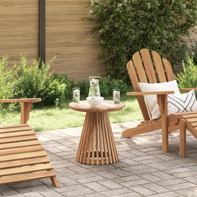 vidaXL Τραπέζι Κήπου Ø50x49.5 εκ. Μασίφ Ξύλο Teak