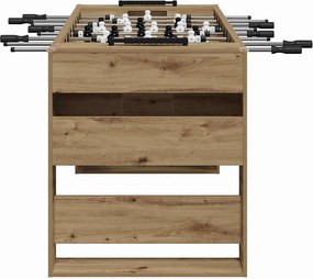 vidaXL Τραπέζι Φουτμπολ Τεχνίτικη Δρυς 146,5 x 74 x 85 εκ.