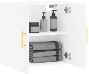 vidaXL Ντουλάπι Τοίχου Λευκό 60 x 31 x 60 εκ. από Επεξεργασμένο Ξύλο
